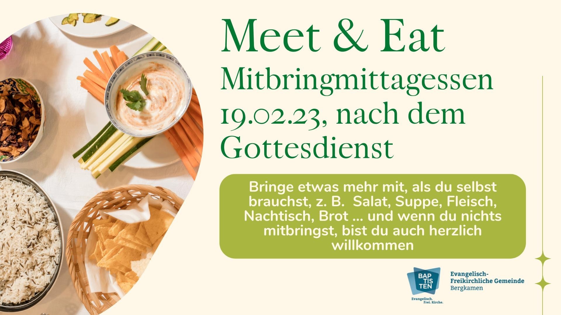 Meet & Eat, 19.02.2023